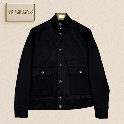 BC Brunello Button-down Hoodie