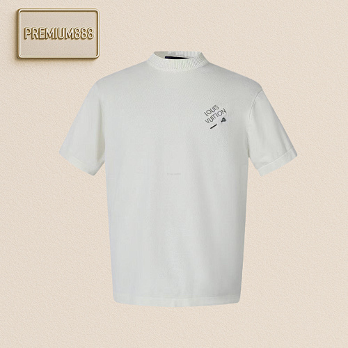LO Uis VUITTON23SS Solid Chest Logo Crewneck Item