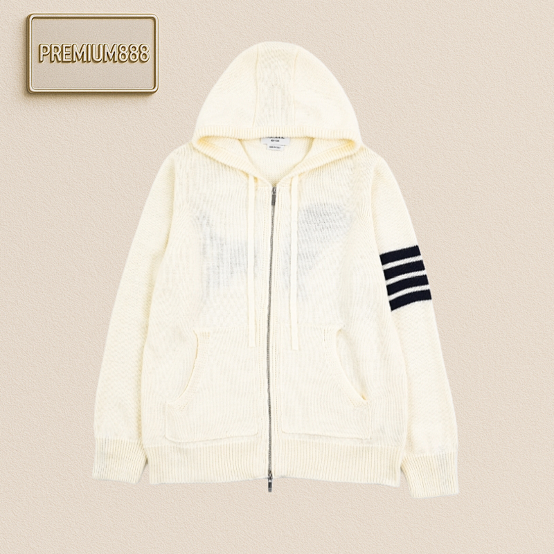 Thom Browne Four-bar Back Puppy Hooded Coat