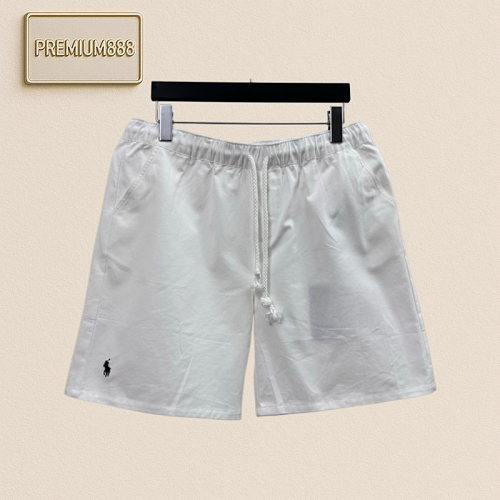 Ralph Lauren Petite Spurs Embroidered Cotton-Linen Blend Shorts