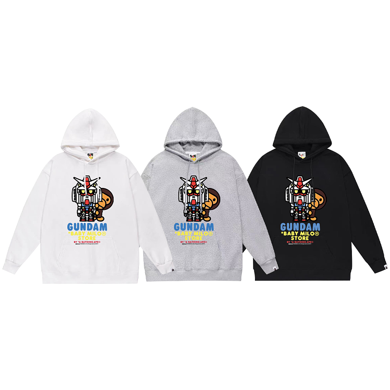 Terry Fleece Bape Hoodie