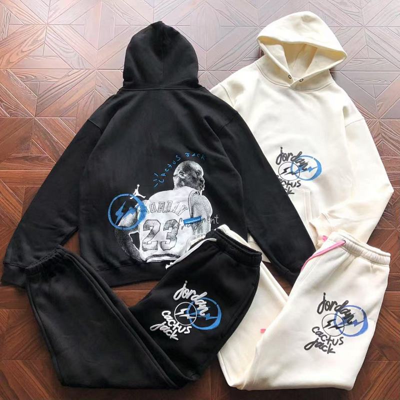 Top Pants Travis Scott X Air Jordan Hoodie Trousers