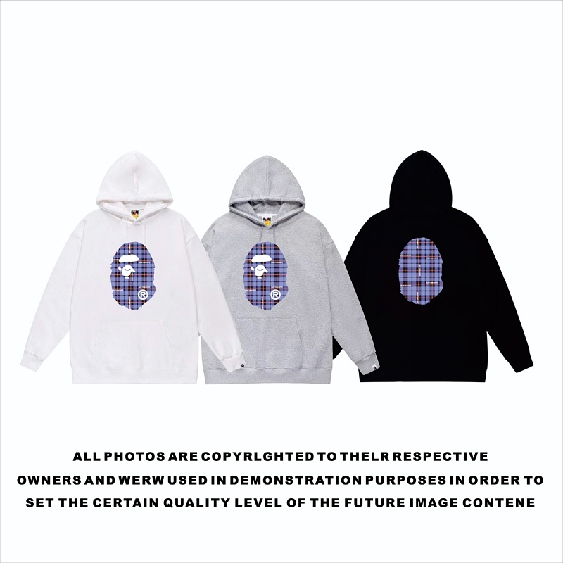 Terry Fleece Bape Hoodie