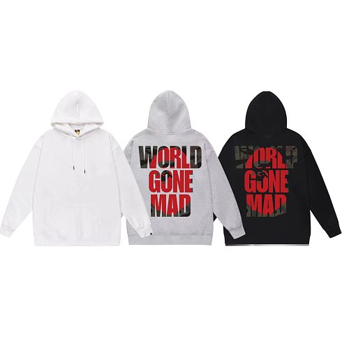 Terry Fleece Bape Hoodie