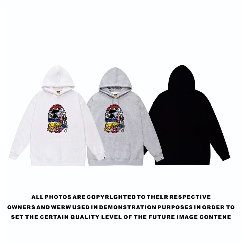 Terry Fleece Bape Hoodie