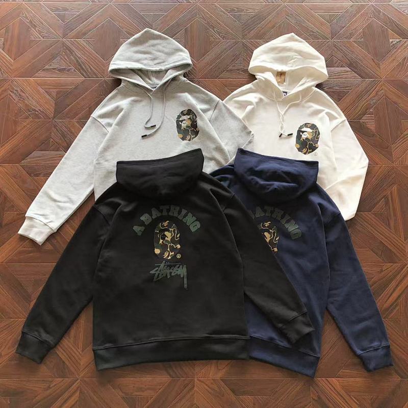 Stussy X Bape Hoodie