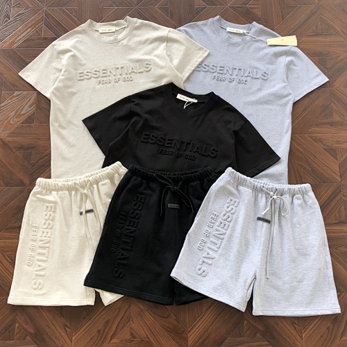 Essentials Pants Fog T-Shirt Shorts