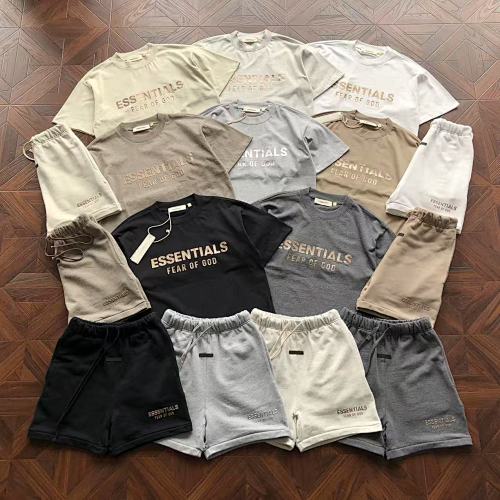 Essentials Pants Fog T-Shirt Shorts