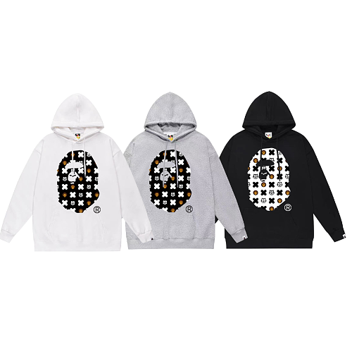 Terry Fleece Bape Hoodie