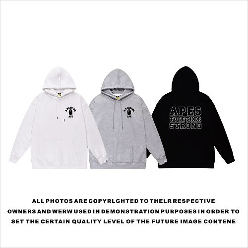 Terry Fleece Bape Hoodie