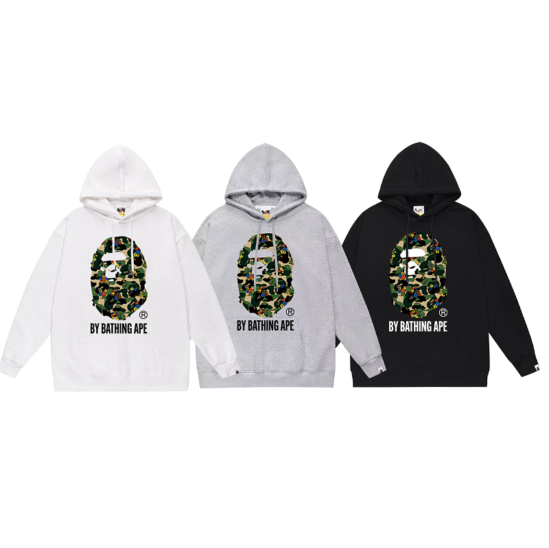 Terry Fleece Bape Hoodie