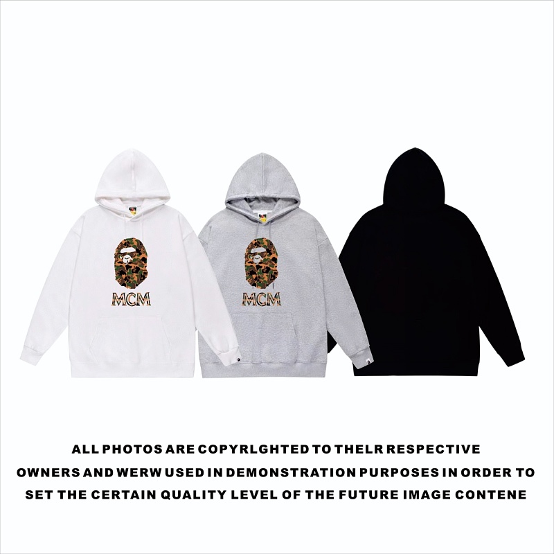 Terry Fleece Bape Hoodie
