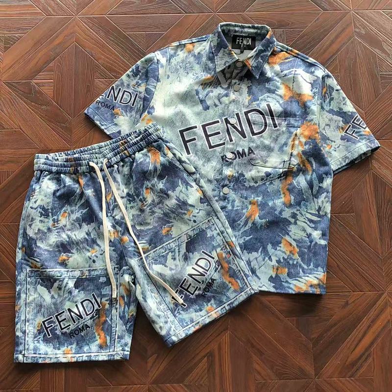 Fendi T-Shirt Shorts