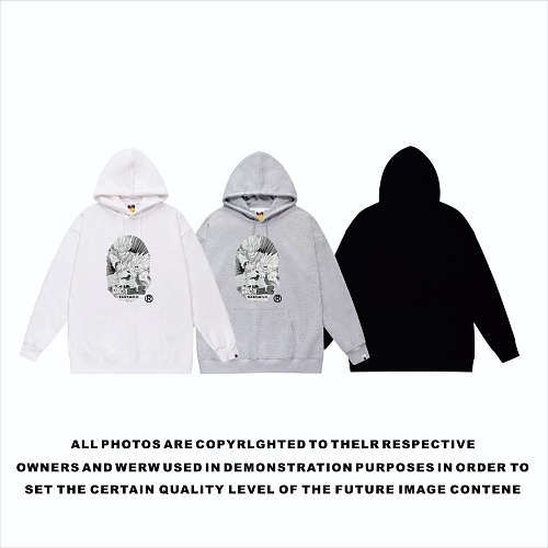 Terry Fleece Bape Hoodie