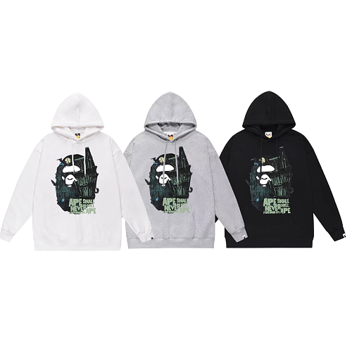 Terry Fleece Bape Hoodie