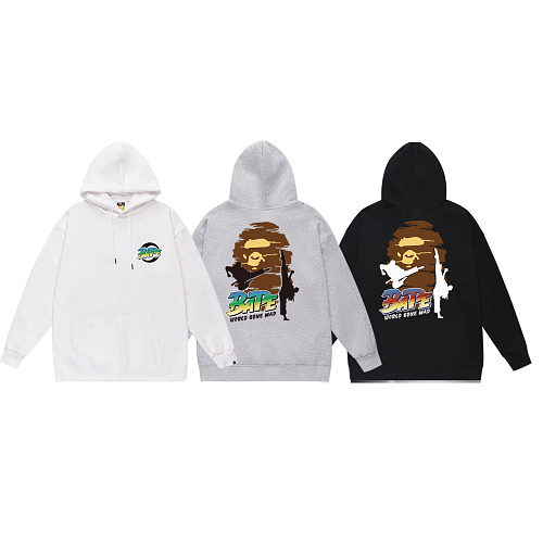Terry Fleece Bape Hoodie