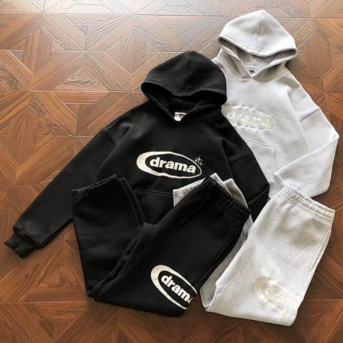 Top Pants Drama Call Hoodie Trousers
