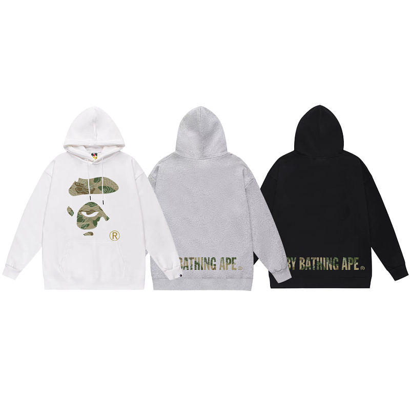 Terry Fleece Bape Hoodie