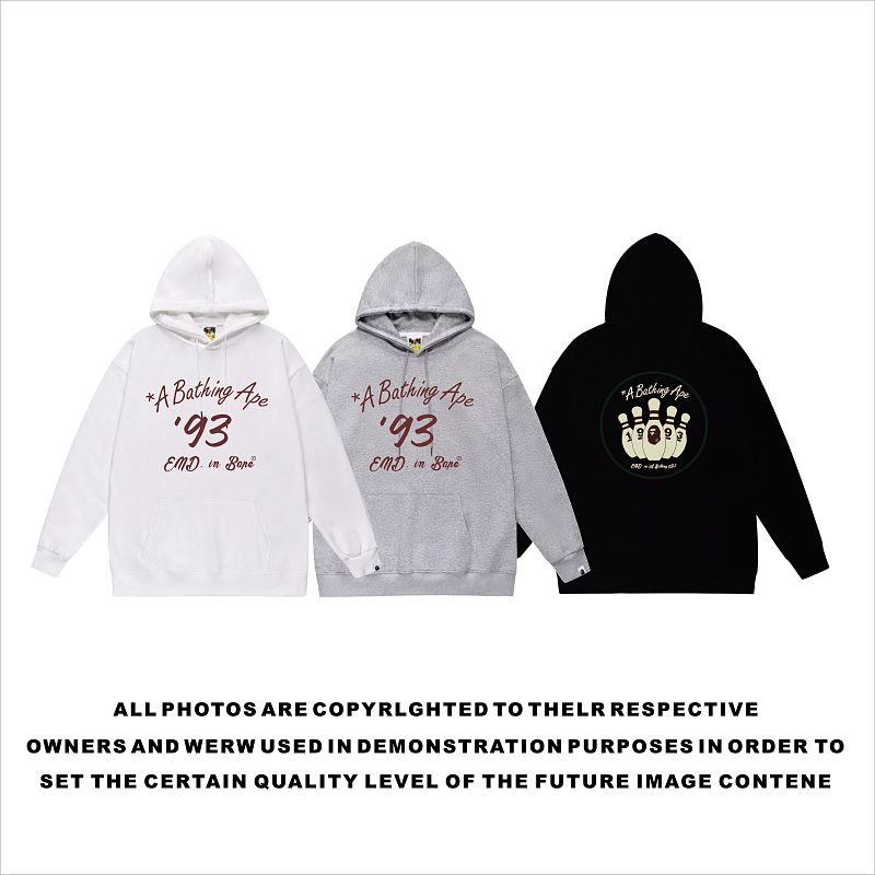 Terry Fleece Bape Hoodie