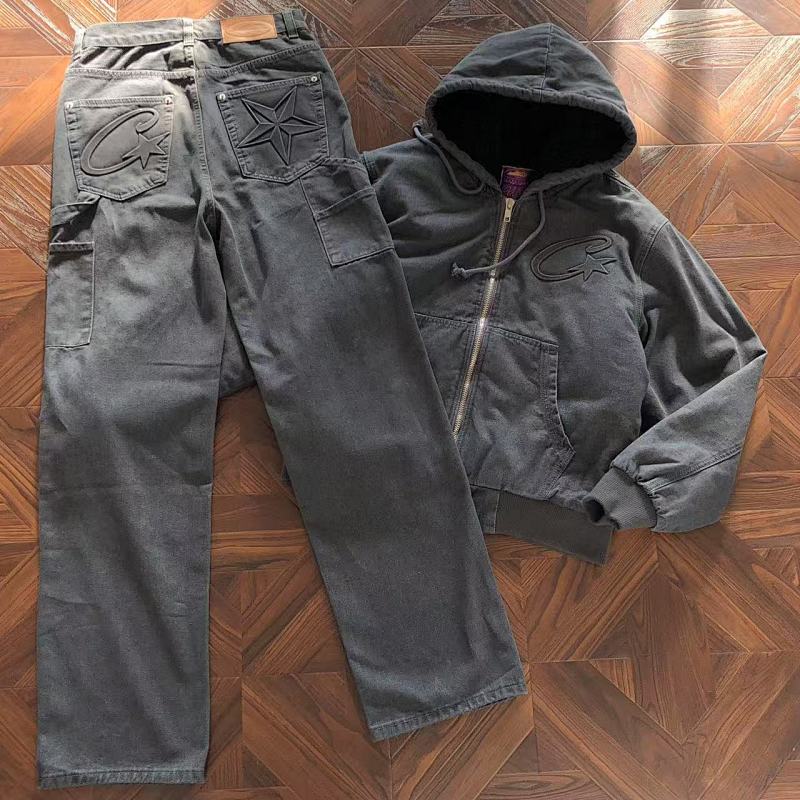 Pants Corteiz Cotton Jacket Trousers