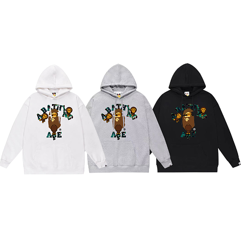Terry Fleece Bape Hoodie
