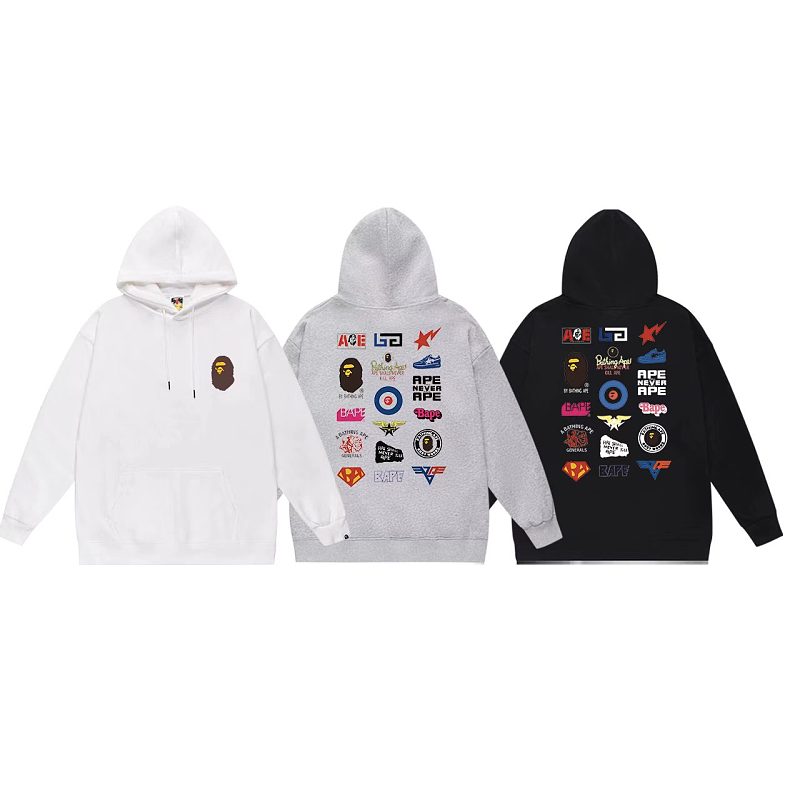 Terry Fleece Bape Hoodie