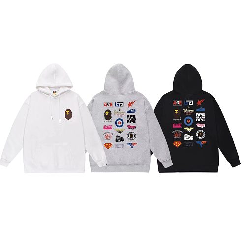 Terry Fleece Bape Hoodie