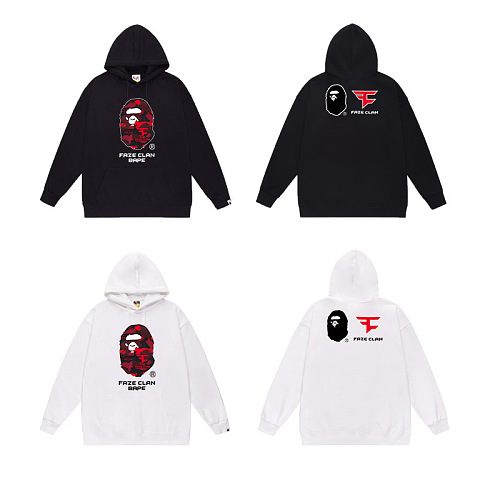 Terry Fleece Bape Hoodie