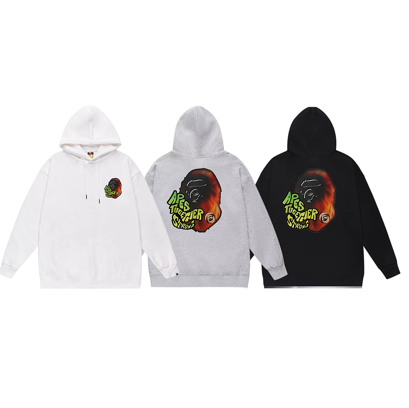 Terry Fleece Bape Hoodie