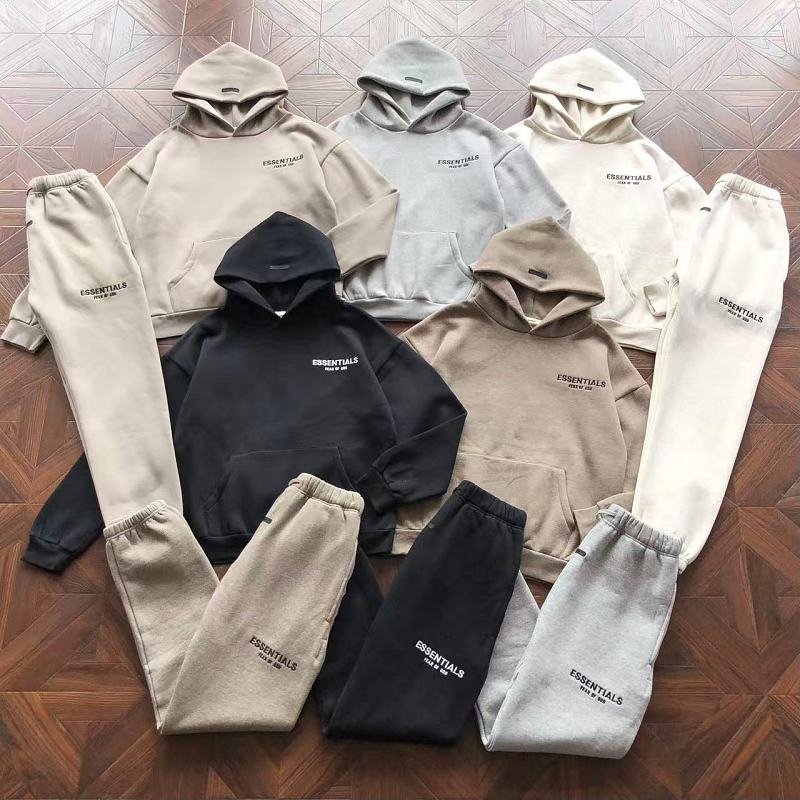 Essentials TOP168 PANTS168 Fog Hoodie Trousers