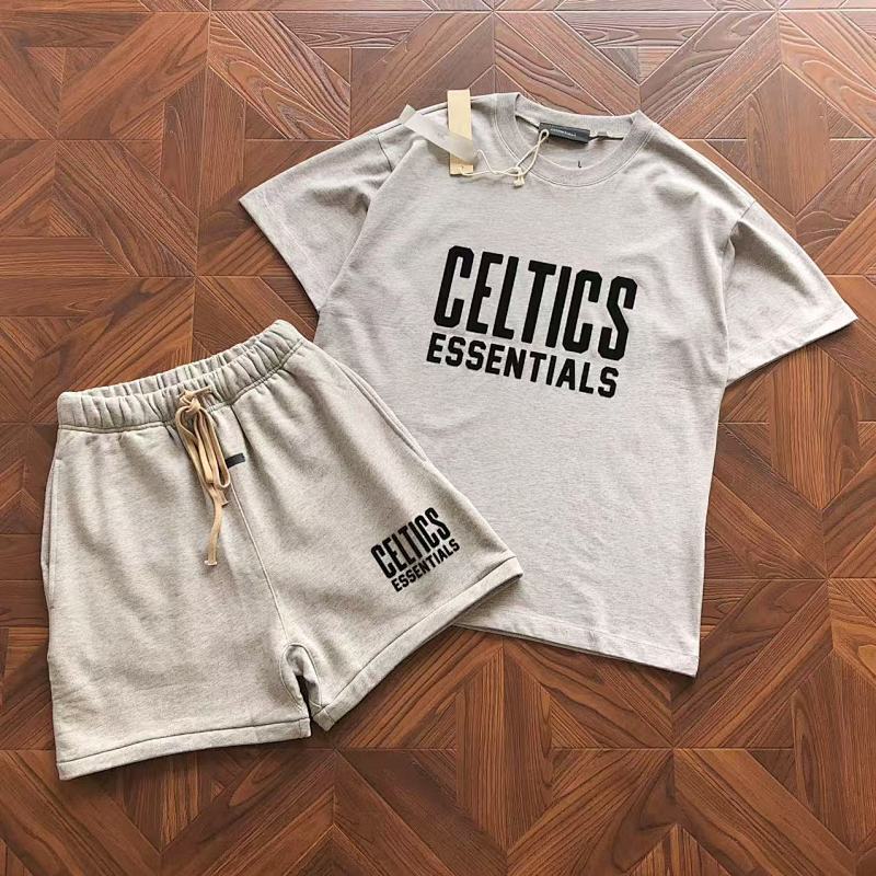 Essentials Pants Fog T-Shirt Shorts