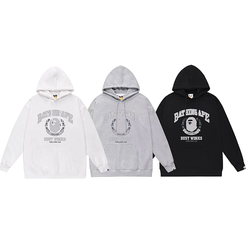 Terry Fleece Bape Hoodie