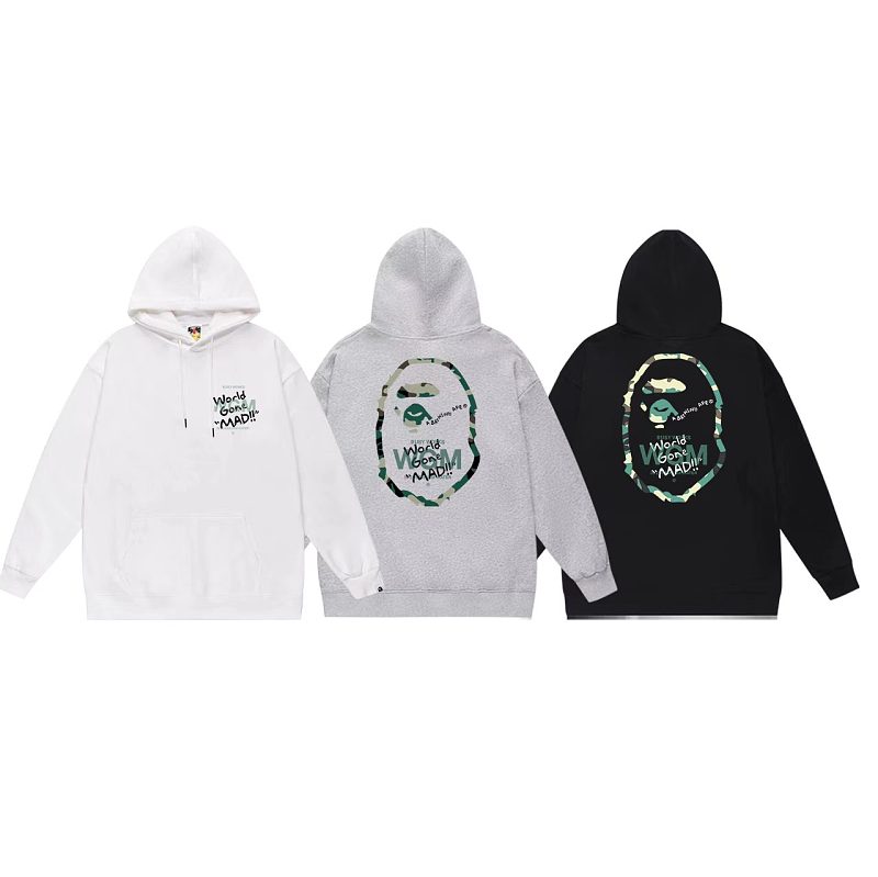 Terry Fleece Bape Hoodie