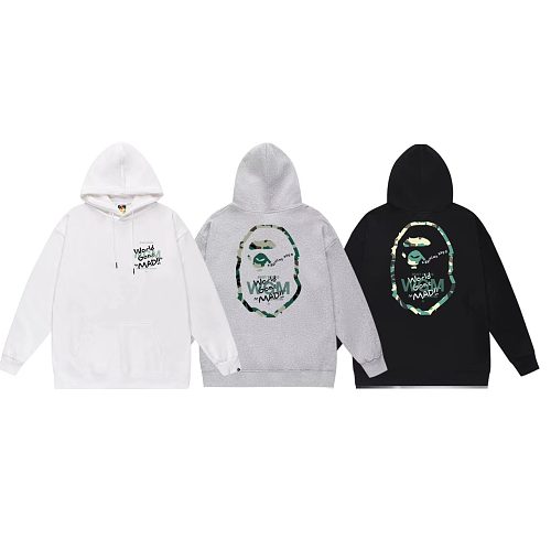 Terry Fleece Bape Hoodie