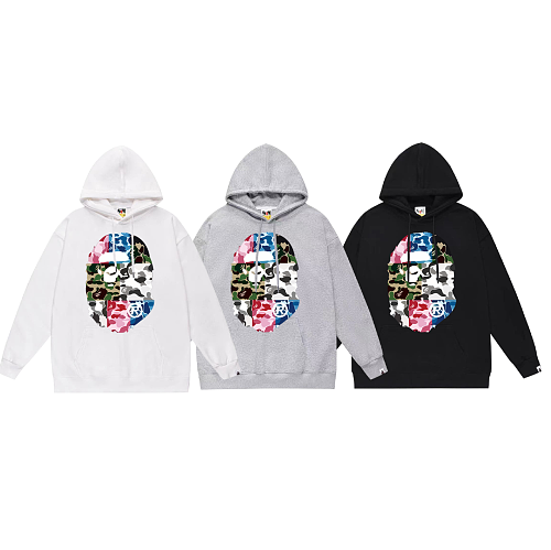 Terry Fleece Bape Hoodie