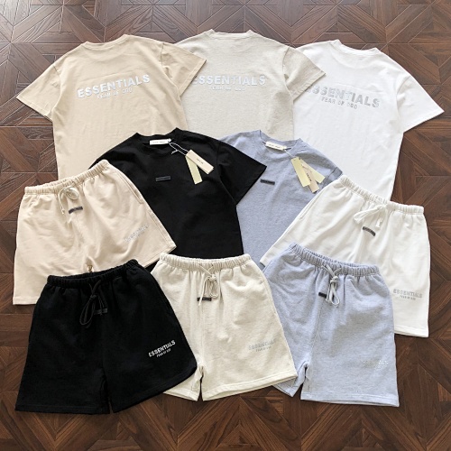Essentials Pants Fog T-Shirt Shorts
