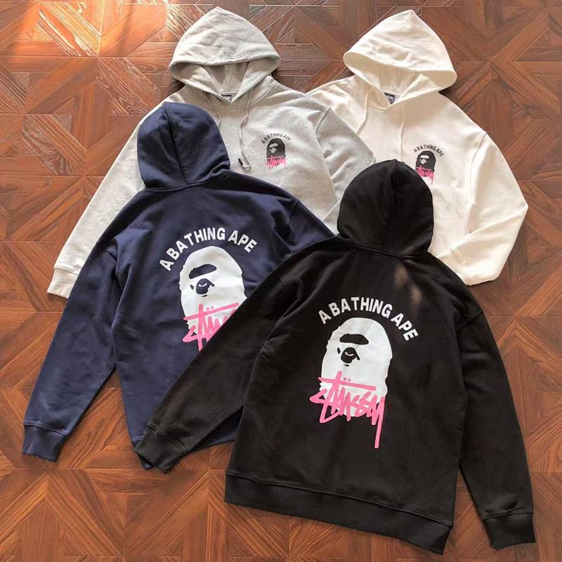 Stussy X Bape Hoodie