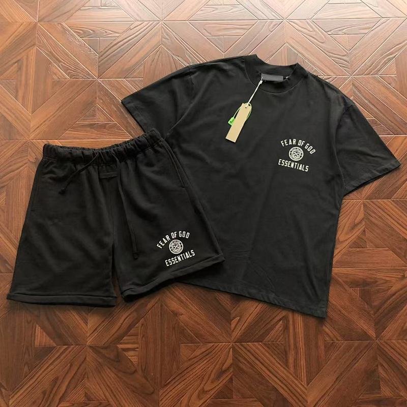 Essentials Pants Fog T-Shirt Shorts