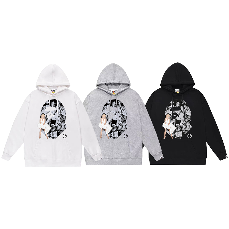 Terry Fleece Bape Hoodie