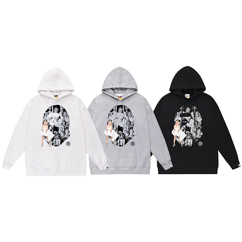 Terry Fleece Bape Hoodie
