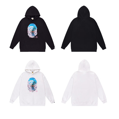 Terry Fleece Bape Hoodie
