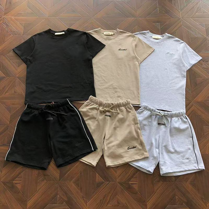 Essentials Pants Fog T-Shirt Shorts