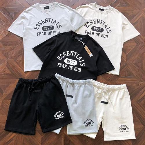 Essentials Pants Fog T-Shirt Shorts