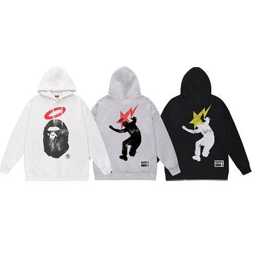Terry Fleece Bape Hoodie