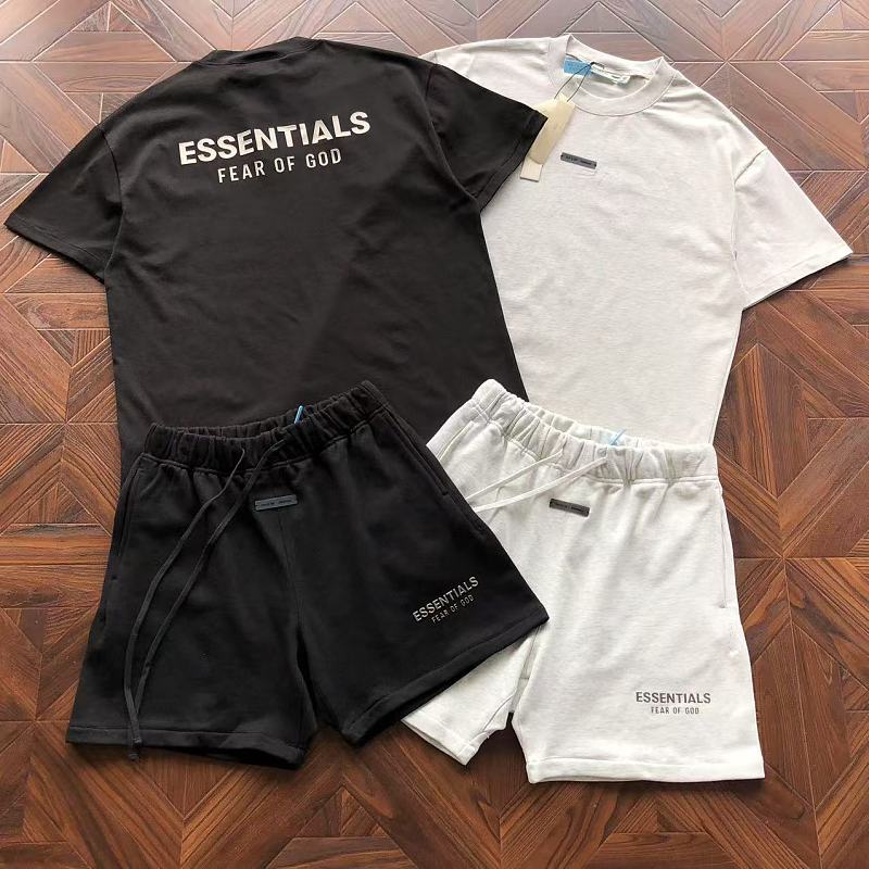 Essentials Pants 95 Fog T-Shirt Shorts