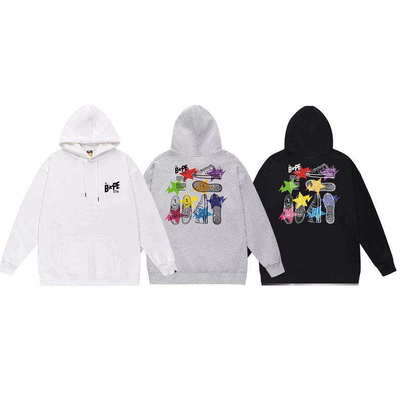 Terry Fleece Bape Hoodie