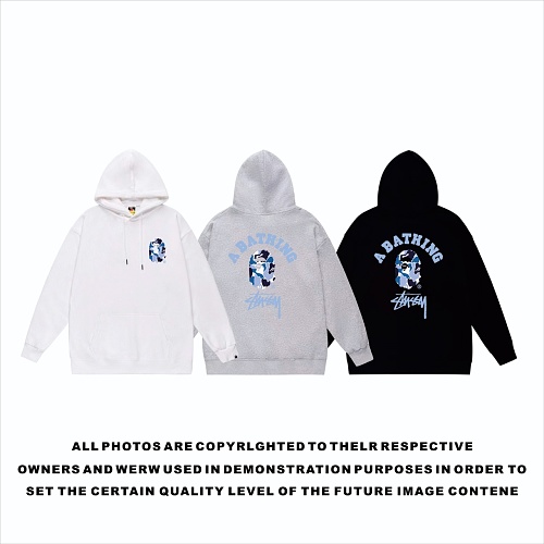 Terry Fleece Bape Hoodie