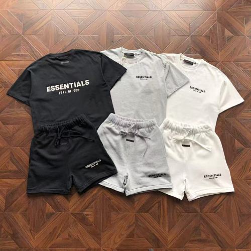 Essentials Pants Fog T-Shirt Shorts