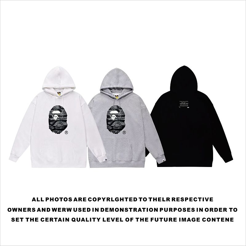 Terry Fleece Bape Hoodie