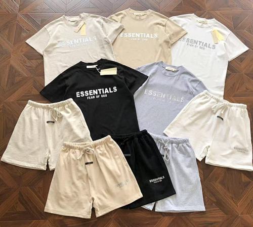 Essentials Pants Fog T-Shirt Shorts